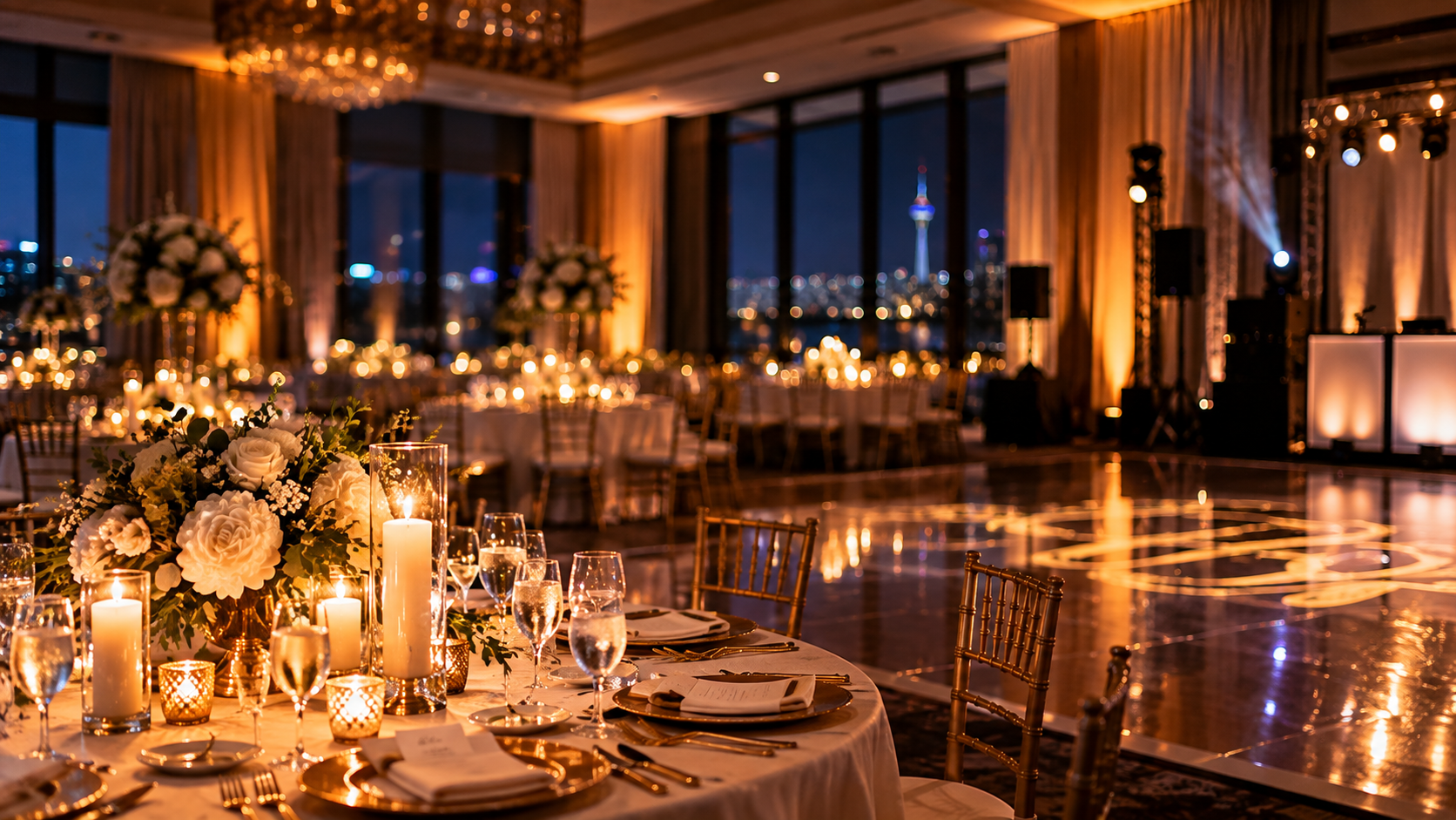 Elegant event reception